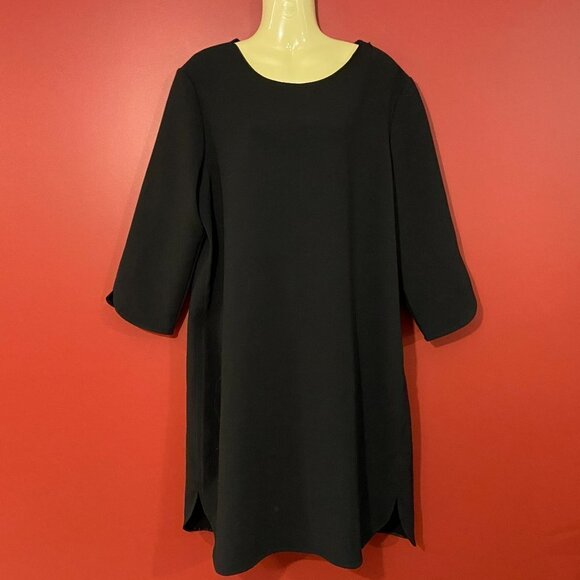 New York & Company Women's Black Open Back Dress - Size Large - NWT - Picture 1 of 5